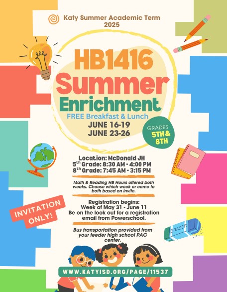 HB1416 Summer Enrichment